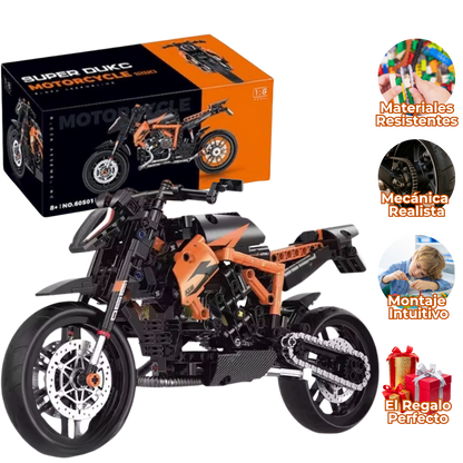 Moto de piezas construibles