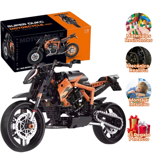 Moto de piezas construibles