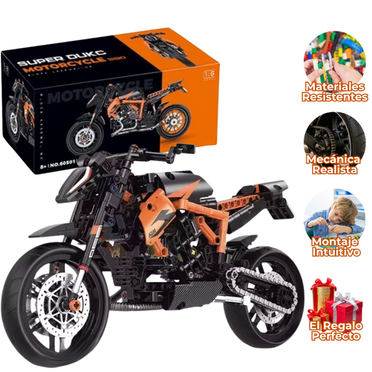 Moto de piezas construibles