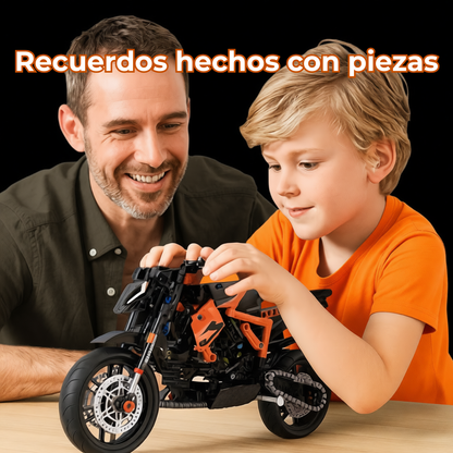 Moto de piezas construibles